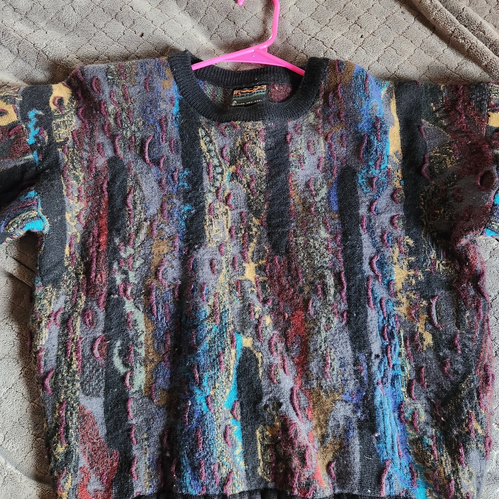 Multicolor Abstract Women's Sweater